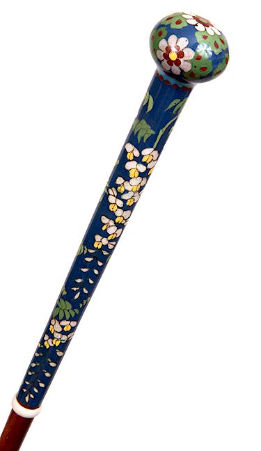 Appraisal: Cloisonn Dress Cane- Exclusive on Bidsquare Cloisonn Dress Cane- Ca