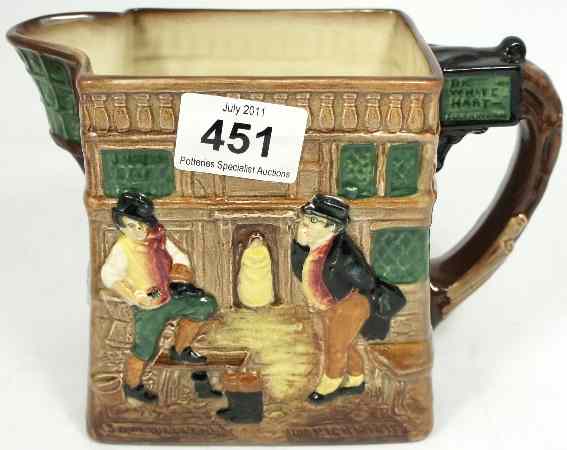 Appraisal: Royal Doulton Embossed Seriesware Jug the Pickwick Papers