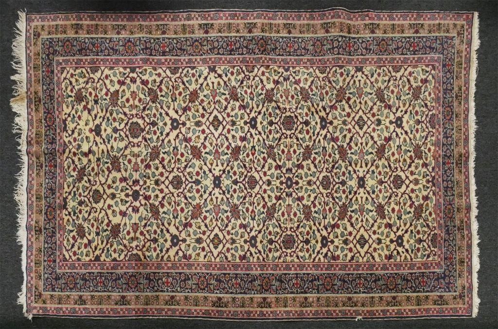 Appraisal: VINTAGE FINE PERSIAN KASHAN ORIENTAL RUG ' x ' vintage