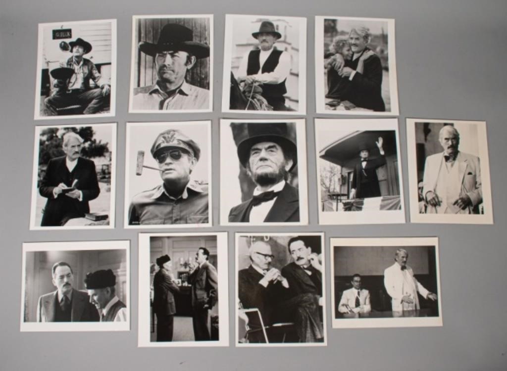 Appraisal: promotional stills of Gregory Peck Featuring stills from Cape Fear