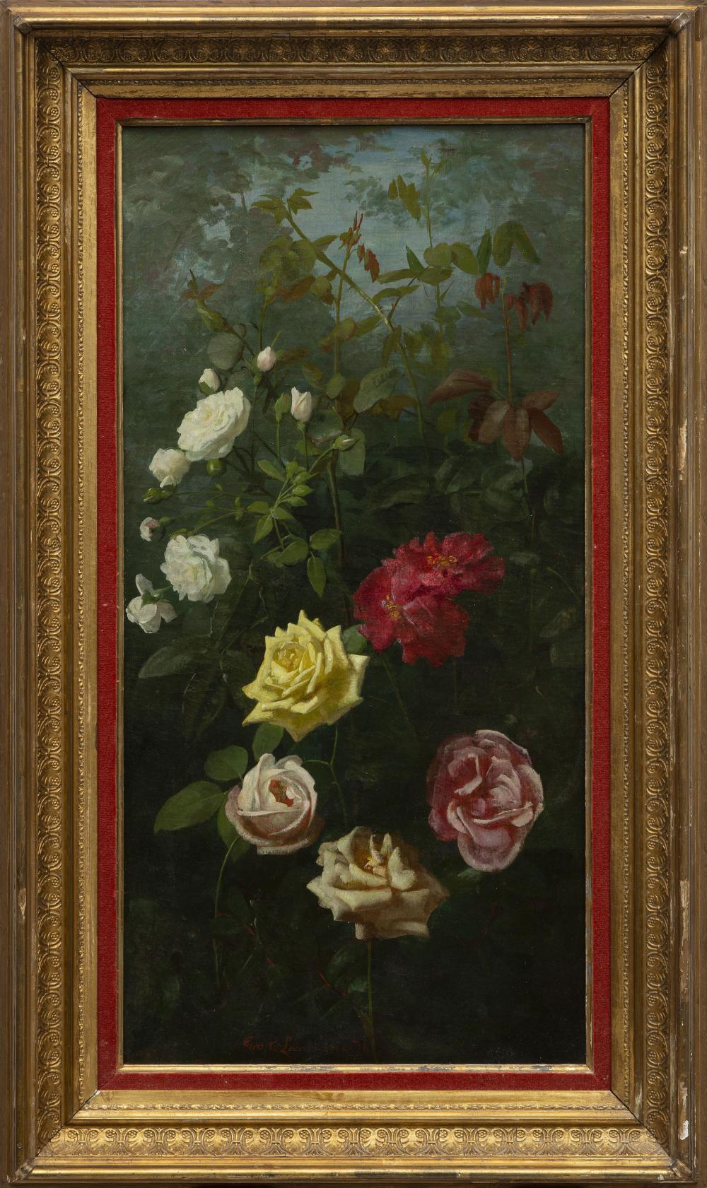 Appraisal: George Cochran Lambdin American Pennsylvania - Still Life with Roses