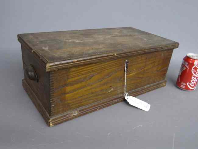 Appraisal: Early tool chest with label on interior lid ''The Boys