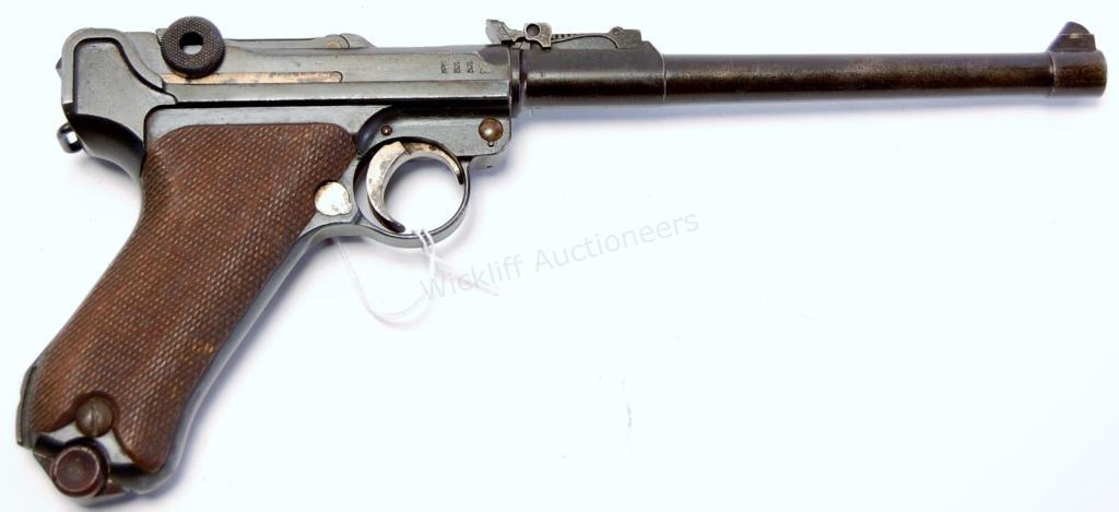 Appraisal: Luger DWM Artillery Model Semi Auto Pistol-Blued barrel Chambered in