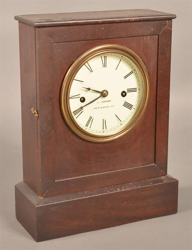 Appraisal: C Jerome New Haven CT Shelf Clock C Jerome New