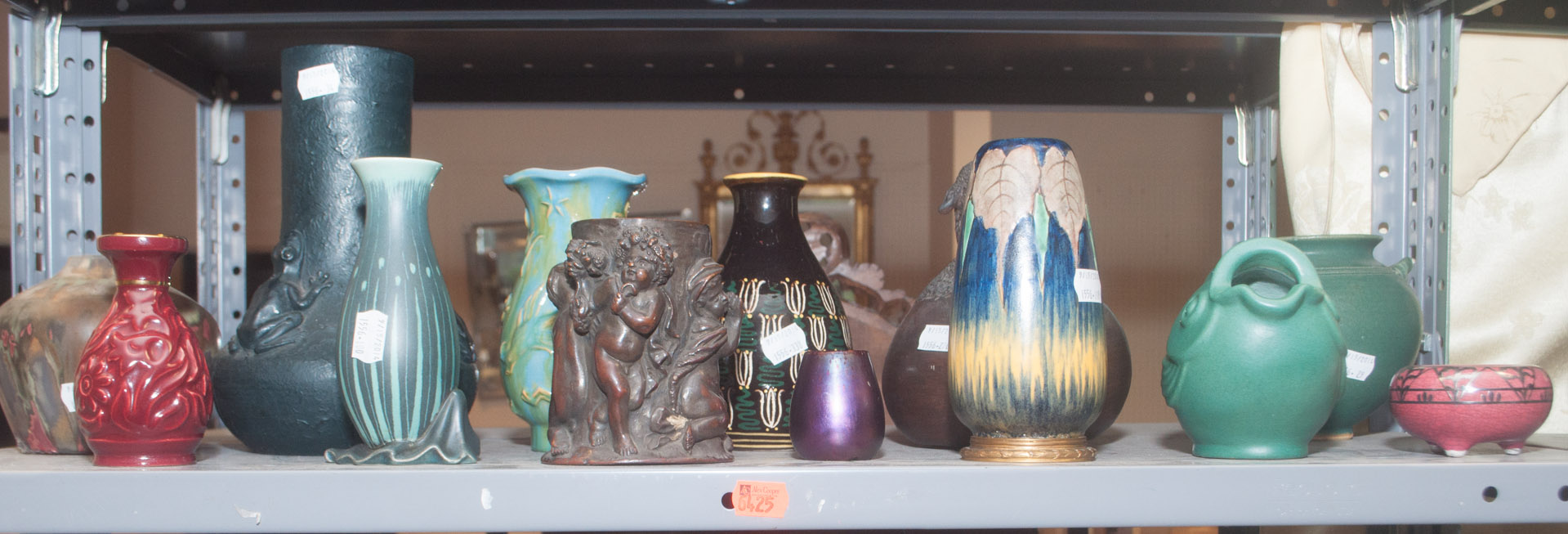 Appraisal: Assortment of art pottery Undernumber