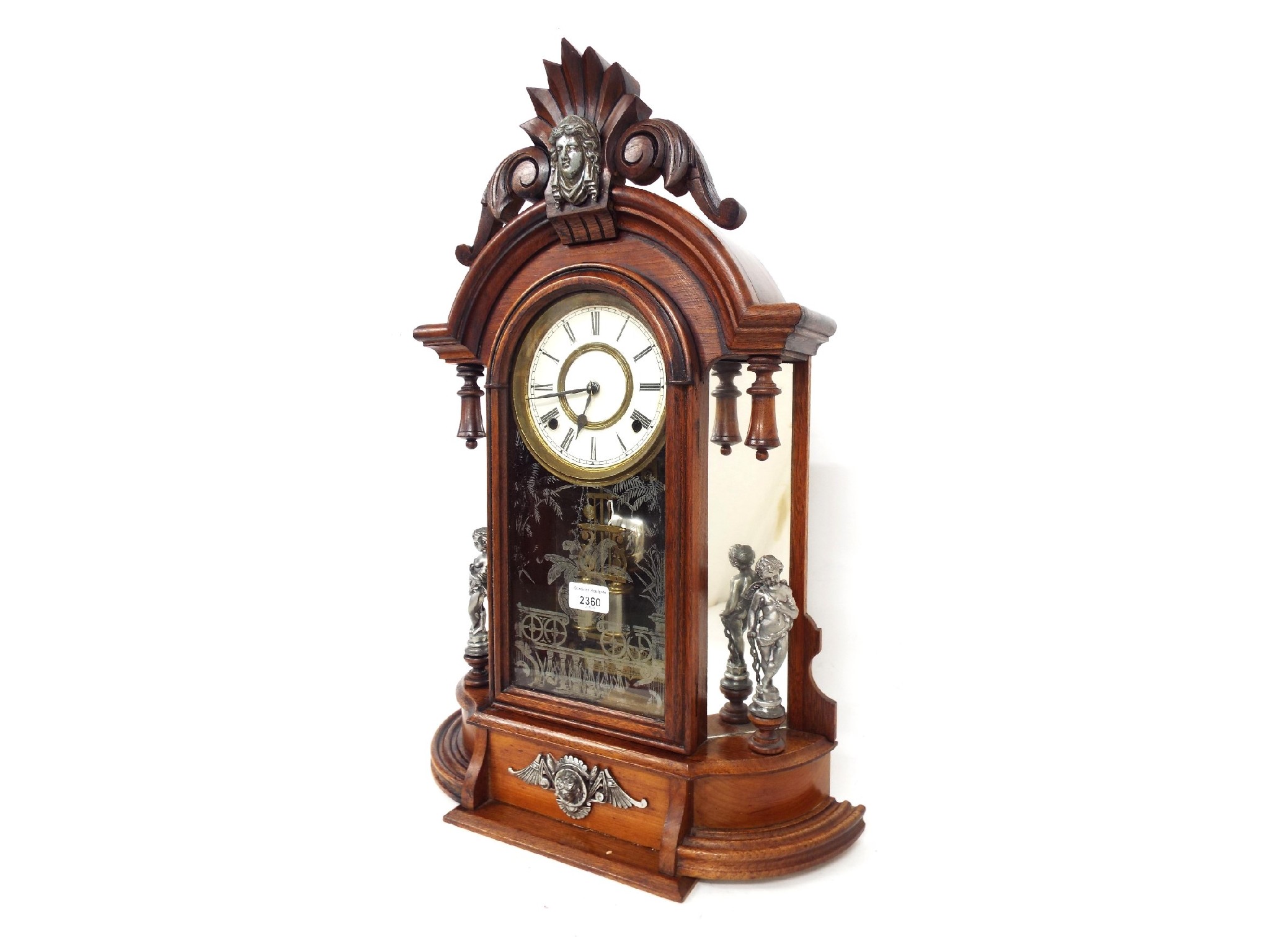 Appraisal: Ansonia Triumph shelf clock high pendulum