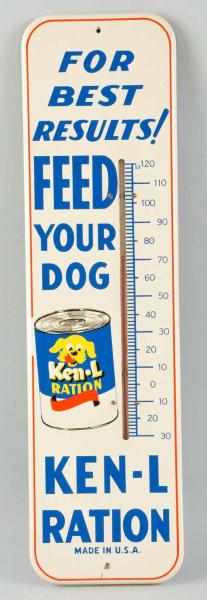 Appraisal: Metal Ken-L Dog Food Thermometer Description Nice graphics Condition Excellent