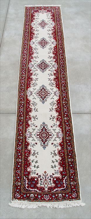 Appraisal: FT HAND TIED CARPET RUNNER ft long x '' wide