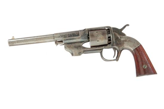 Appraisal: ALLEN AND WHEELOCK CENTER HAMMER ARMY REVOLVER caliber six-shot cylinder