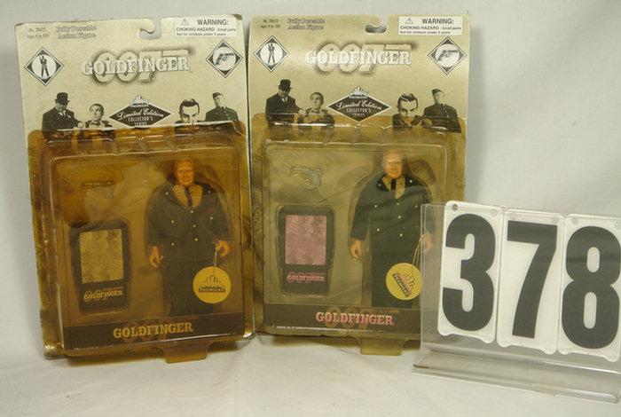 Appraisal: Goldfinger Action Figures mint in original packaging has faded and