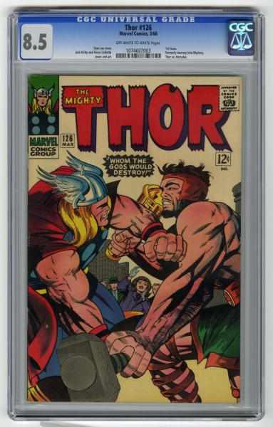 Appraisal: Thor CGC Marvel Comics Stan Lee story with Jack Kirby