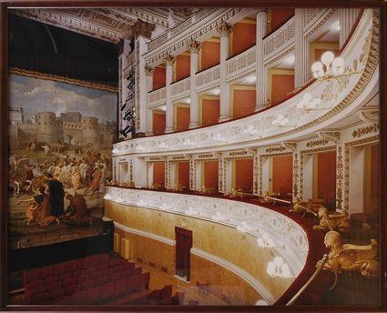 Appraisal: DOUG HALL b TEATRO DELLA FORTUNA FANO TWO PARTS C-prints