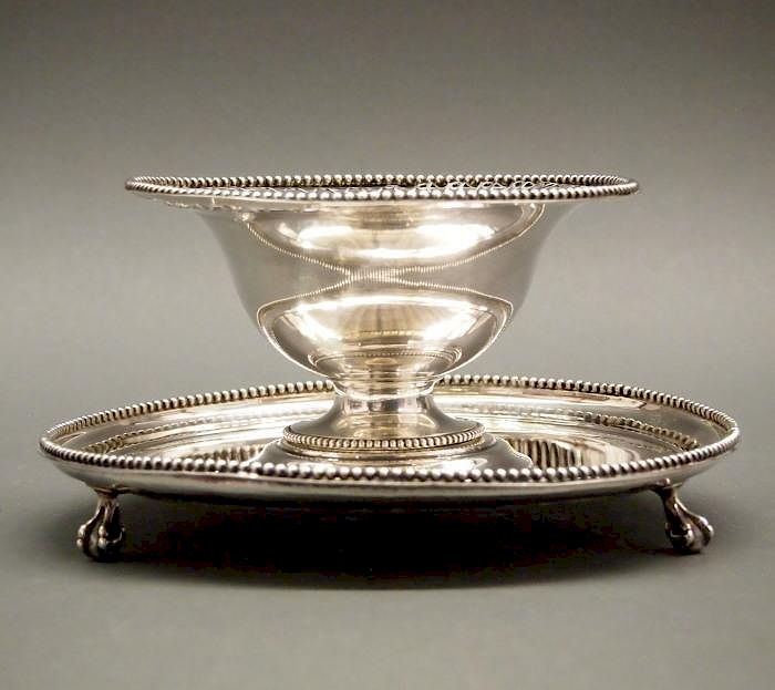 Appraisal: th c Dutch Sterling sauce bowl A th century Dutch