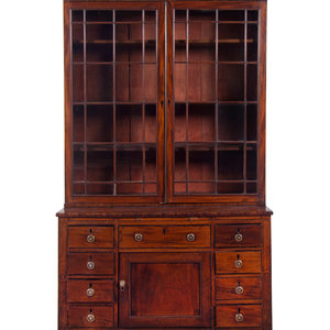 Appraisal: A Federal Mahogany Bookcase th Century Height x width x