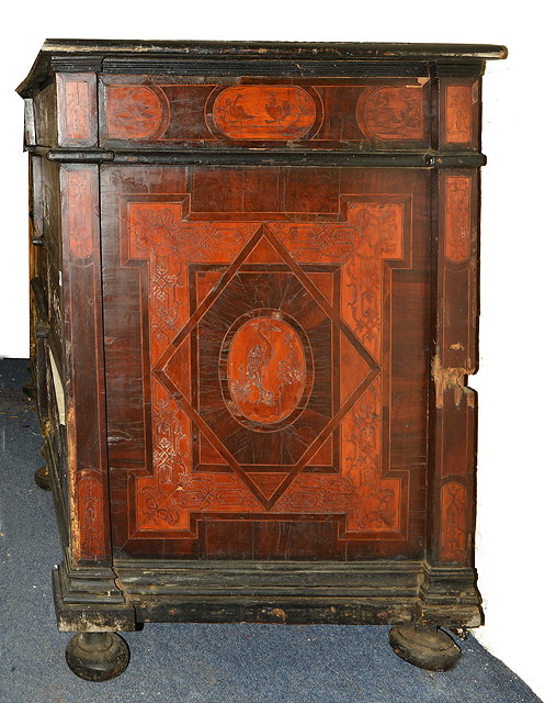 Appraisal: AN TH TH CENTURY MALTESE INLAID COMMODE the top drawer