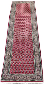 Appraisal: A Tabriz Runner Approx '- x '- Low dense silky