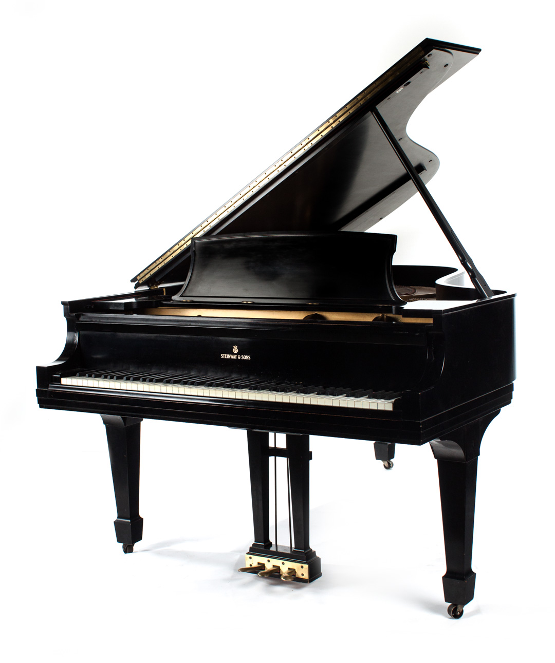 Appraisal: Steinway Sons grand piano Model B produced serial number ebonized