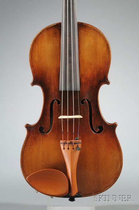 Appraisal: Child's French Violin labeled COPIE DE GEORGE CLOZ MITENWALD IN