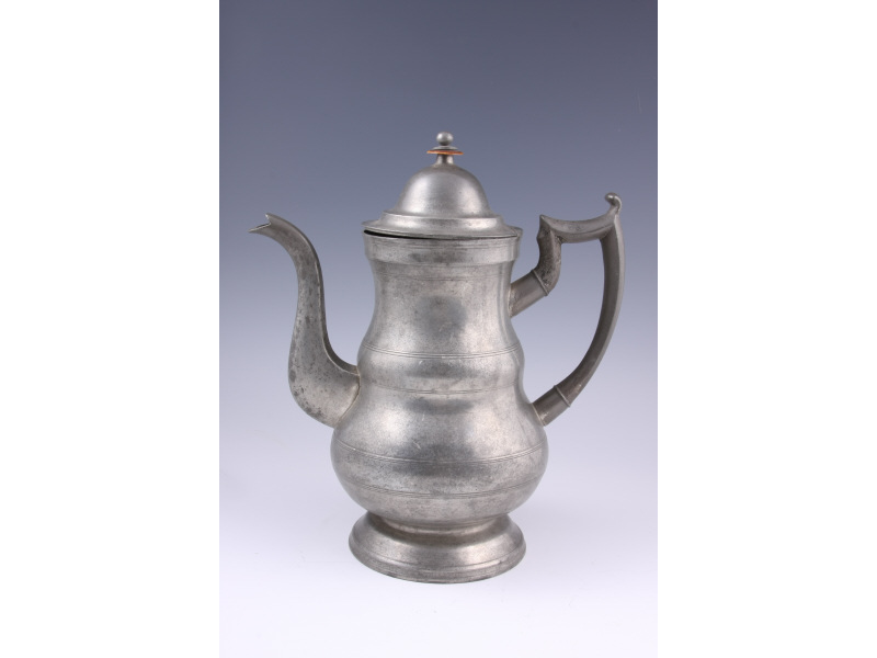 Appraisal: American Pewter Coffee Pot Boardman Co New York City ca