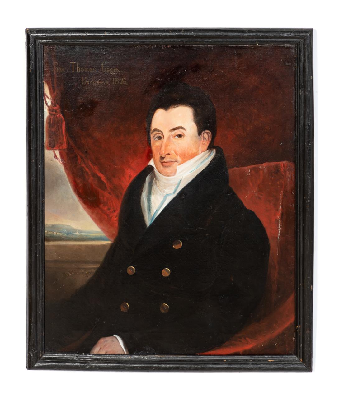 Appraisal: CHARLES HANCOCK SIR THOMAS GAGE OIL Charles Hancock English -