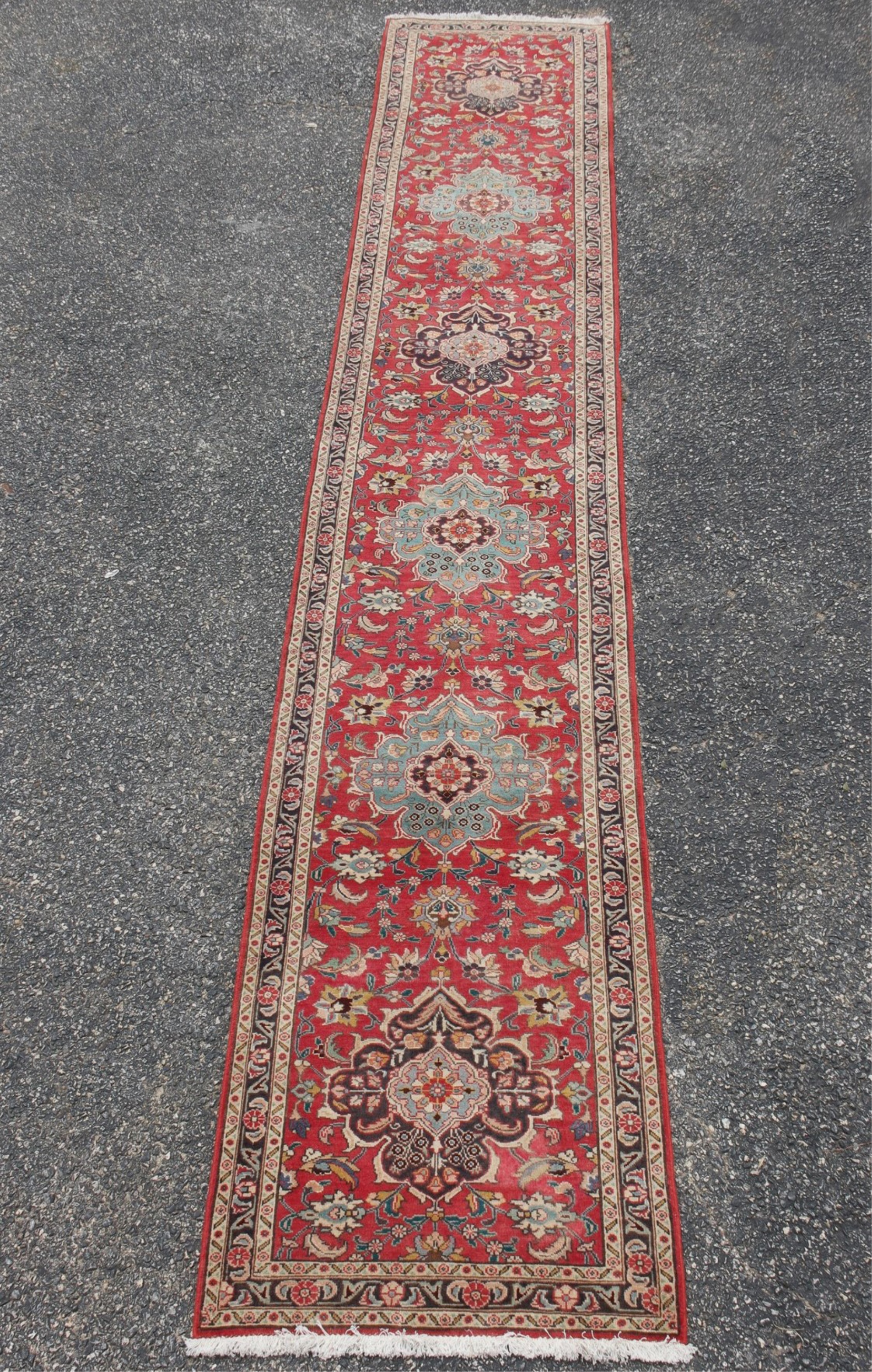 Appraisal: ORIENTAL RUG ' X ' TABRIZ Oriental Rug ' X