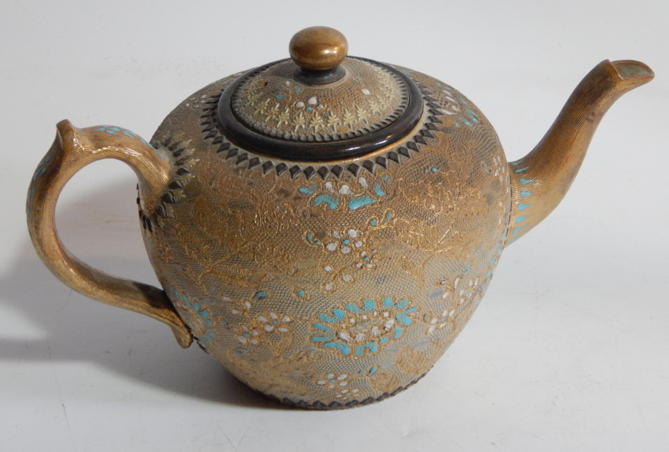 Appraisal: An early thC Royal Doulton Slater's patent teapot the circular