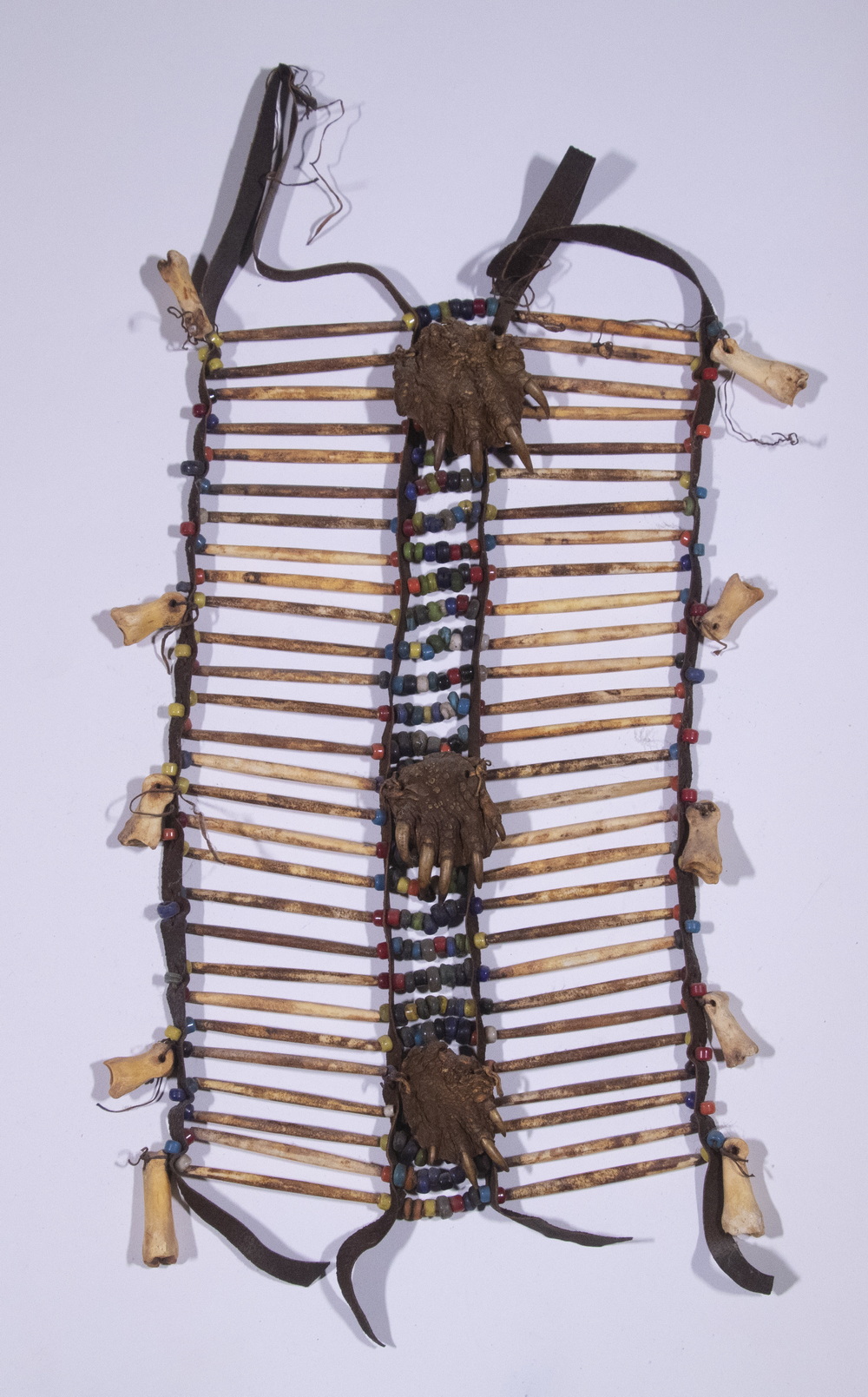 Appraisal: REPLICA SIOUX WARRIOR'S BREASTPLATE Well made utilizing authentic materialism such