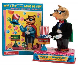 Appraisal: Cragstan Mr Fox the Magician Blowing Magical Bubbles Battery-Operated Toy