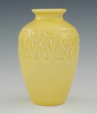 Appraisal: A Rookwood High Glaze Vase The vivid yellow clear glazed