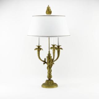 Appraisal: th Century Louis XV Style Gilt Bronze Three Arm Candelabra