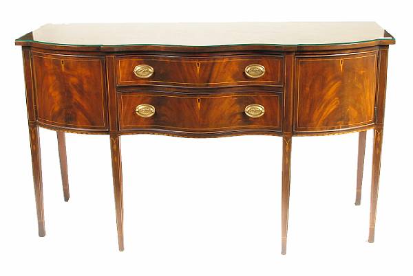 Appraisal: A Federal style sideboard s height in width ft in