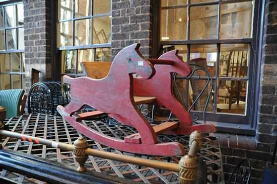 Appraisal: A RUSTIC ROCKING HORSE