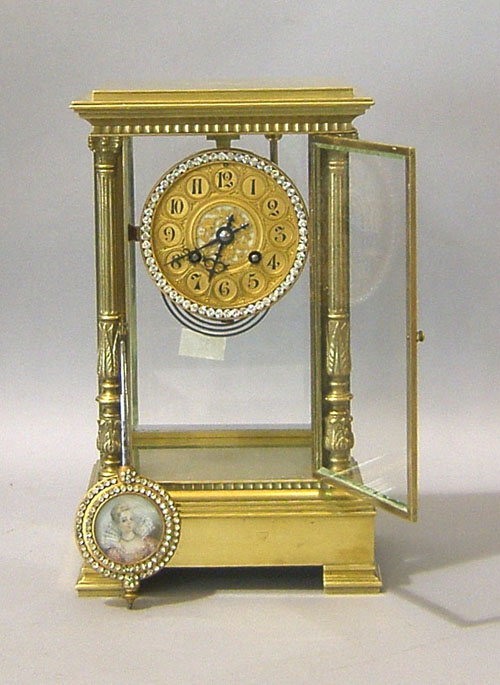 Appraisal: Japy Freres crystal regulator clock late th early th c