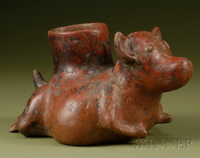 Appraisal: Pre-Columbian Pottery Dog western Mexico Colima c B C -