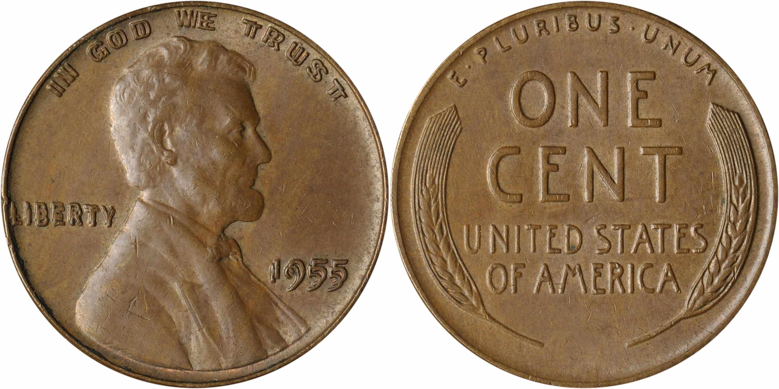 Appraisal: C Doubled Die Obverse Rich reddish-brown surfaces with subtle patina