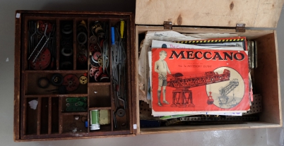 Appraisal: Large collection of mixed Meccano items to include wheels plate