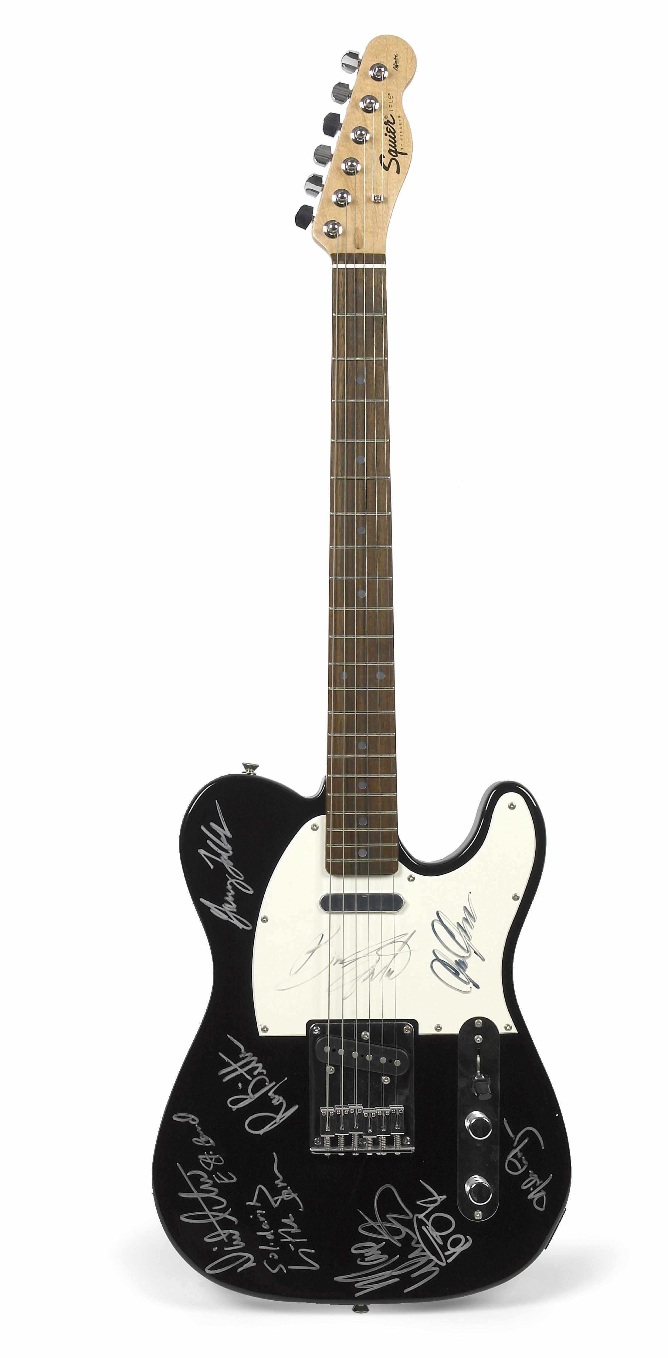 Appraisal: Bruce Springsteen E Street Band signed Fender Squire Tele electric