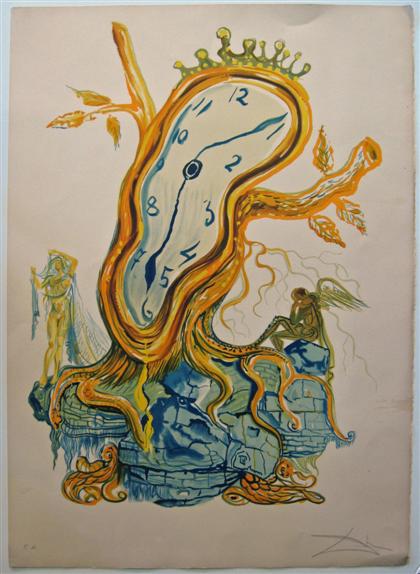 Appraisal: SALVADOR DALI spanish - THE STILLNESS OF TIME from 'time'