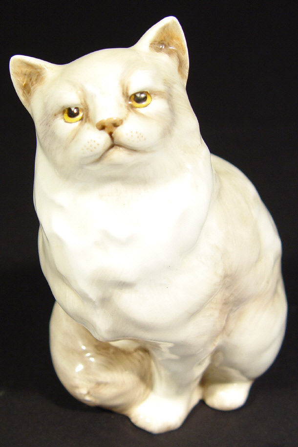 Appraisal: Royal Doulton bone china cat with hand painted decoration HN