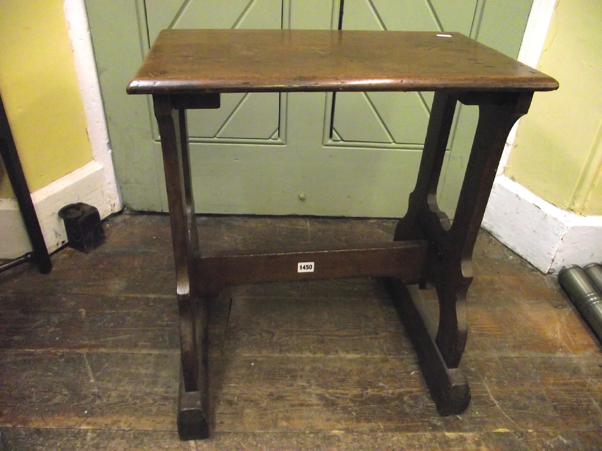 Appraisal: A th century oak organ stool in the gothic manner