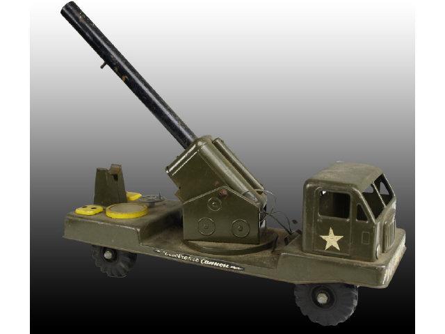 Appraisal: Pressed Steel Nylint Army Gun Toy Truck Description Missing some