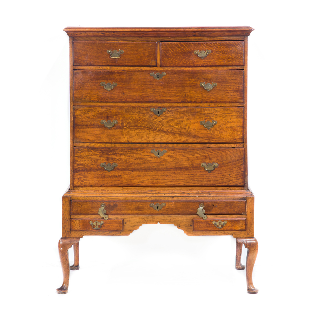 Appraisal: AN ENGLISH GEORGE III CHEST ON STAND EARLY TH CENTURY