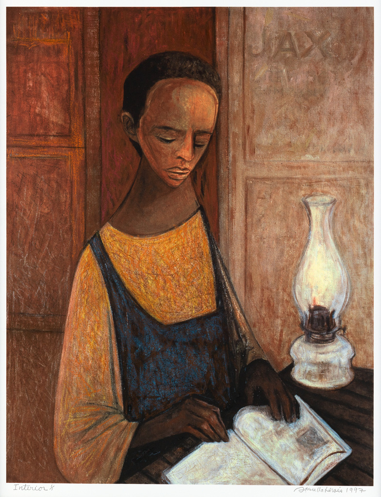 Appraisal: SAMELLA LEWIS - Interior Hand colored color digital print on