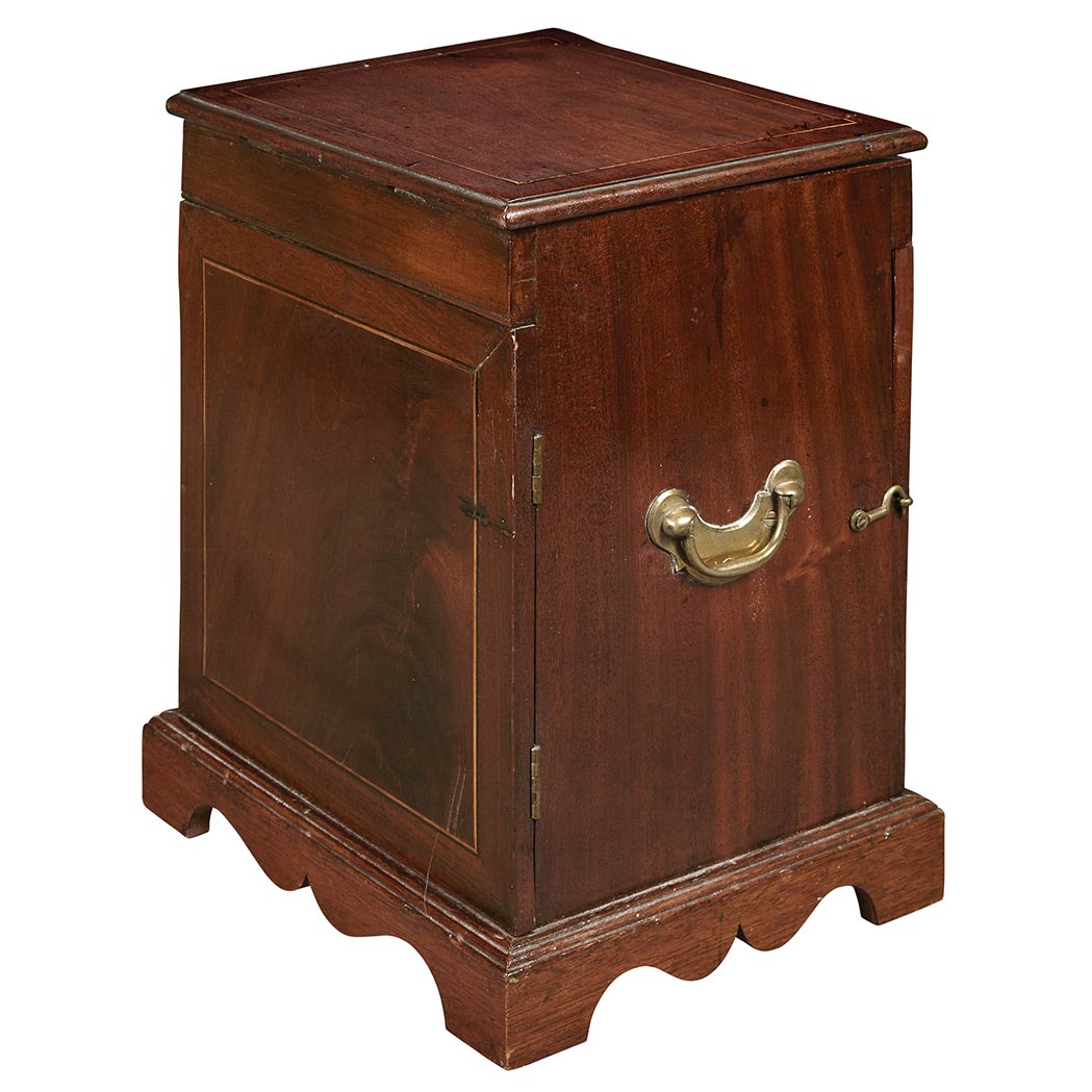 Appraisal: George III Mahogany Apothecary Chest Possibly Philip Bell circa The