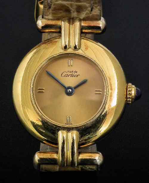 Appraisal: A modern lady's Must de Cartier quartz wristwatch No the