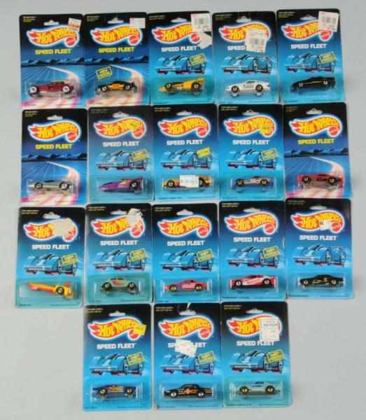 Appraisal: Lot of Mattel Hot Wheels Speed Fleet Vehicles Description Includes