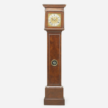 Appraisal: Jacobus Tudman TALL CASE CLOCK England th centuryEnglish walnut brass