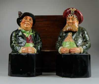 Appraisal: Royal Doulton rare pair of Asprey and Co decanters The