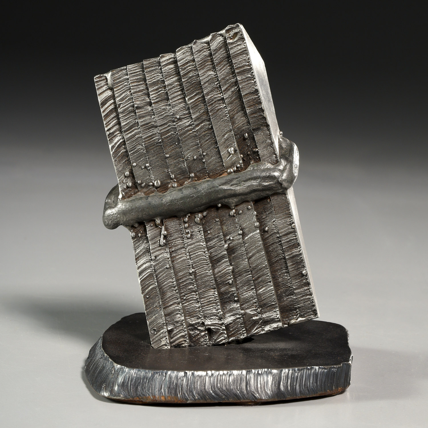 Appraisal: DIMITRI HADZI ATTRIB WELDED STEEL SCULPTURE Attributed to Dimitri Hadzi