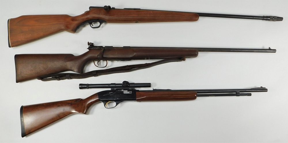 Appraisal: Two Rifles and a Shotgun United States C mid to